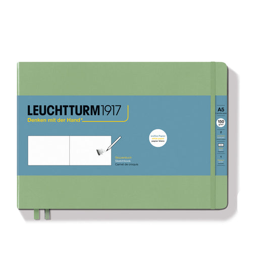 Leuchtturm1917 Plain Sketchbook 112 pages (A5+) - Sage