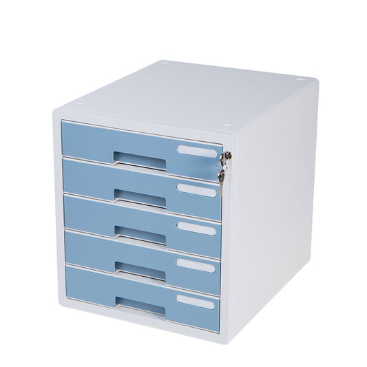 Sysmax | Lockable File Cabinet | 5 Drawers | Mint | Deluxe Color | For Office School  & Hospital