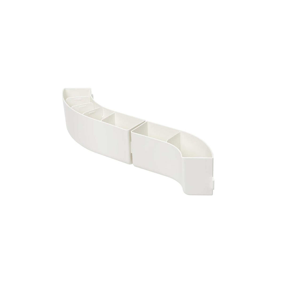 Litem Pen Stand 6 Compartment Train - Ivory